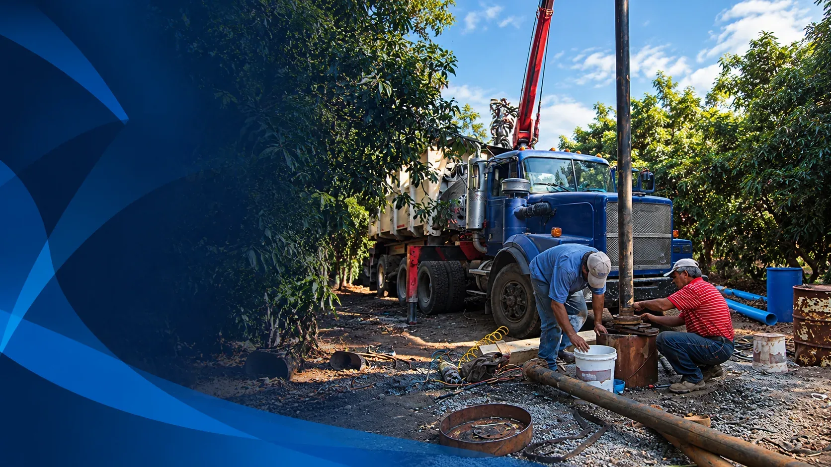 Equipo de trabajo en terreno